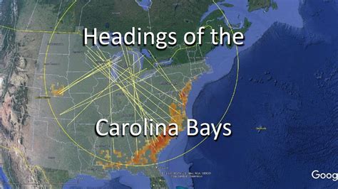 The bays all have an elliptical shape and generally a northwest-to-southeast orientation. They are found primarily in the Carolinas and Georgia but range from Florida to Delaware. Lake Waccamaw – largest of the bay lakes on the North Carolina coastal plain. Carolina bays vary in size from less than an acre to many acres.